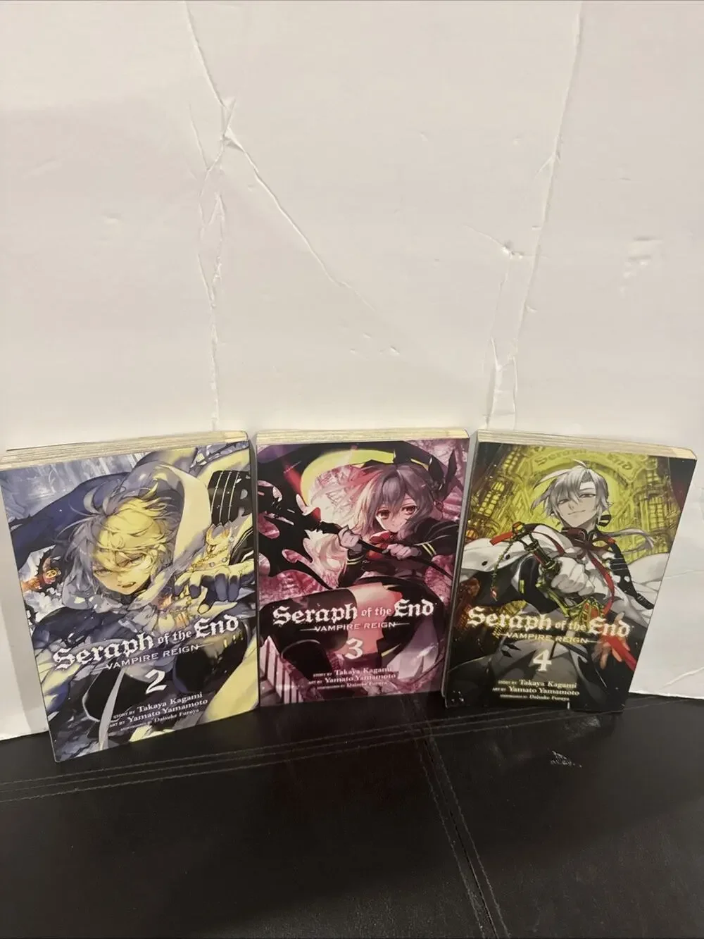 Lot of 3 Seraph of the End Vampire Reign Manga Volumes 2 3 4 English Paperback